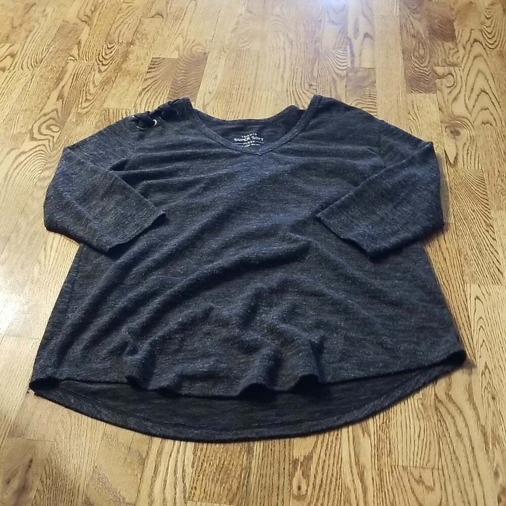 (L) Torrid Super Soft Plush Lace Up Detail Lounge Comfy Athleisure Daily Blend